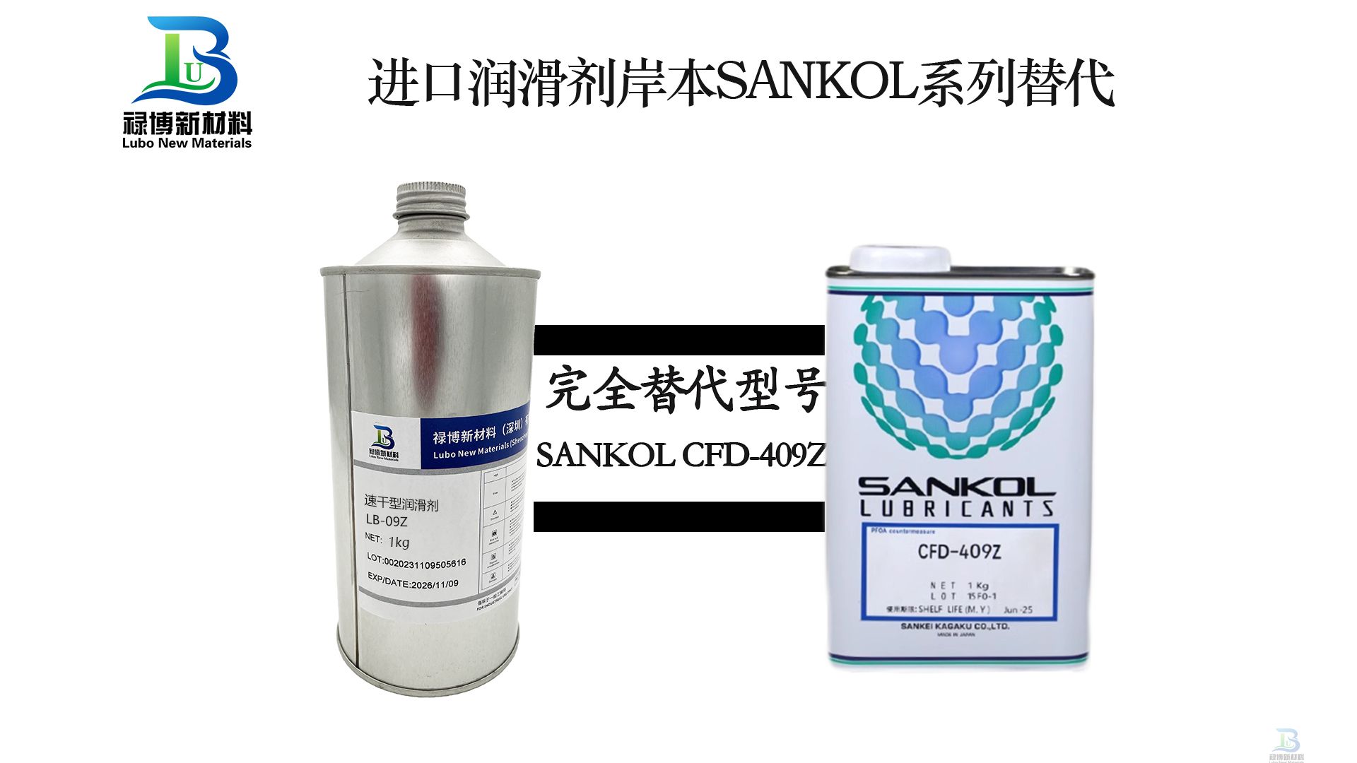进口SANKOL岸本CFD-409Z干性皮膜润滑剂国产同性能替代禄博干膜润滑剂(图1)
