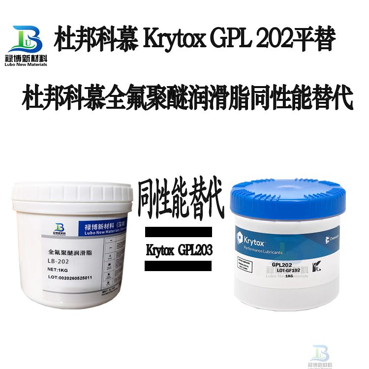 禄博LB-202同性能平替代杜邦GPL202低温全氟聚醚润滑脂