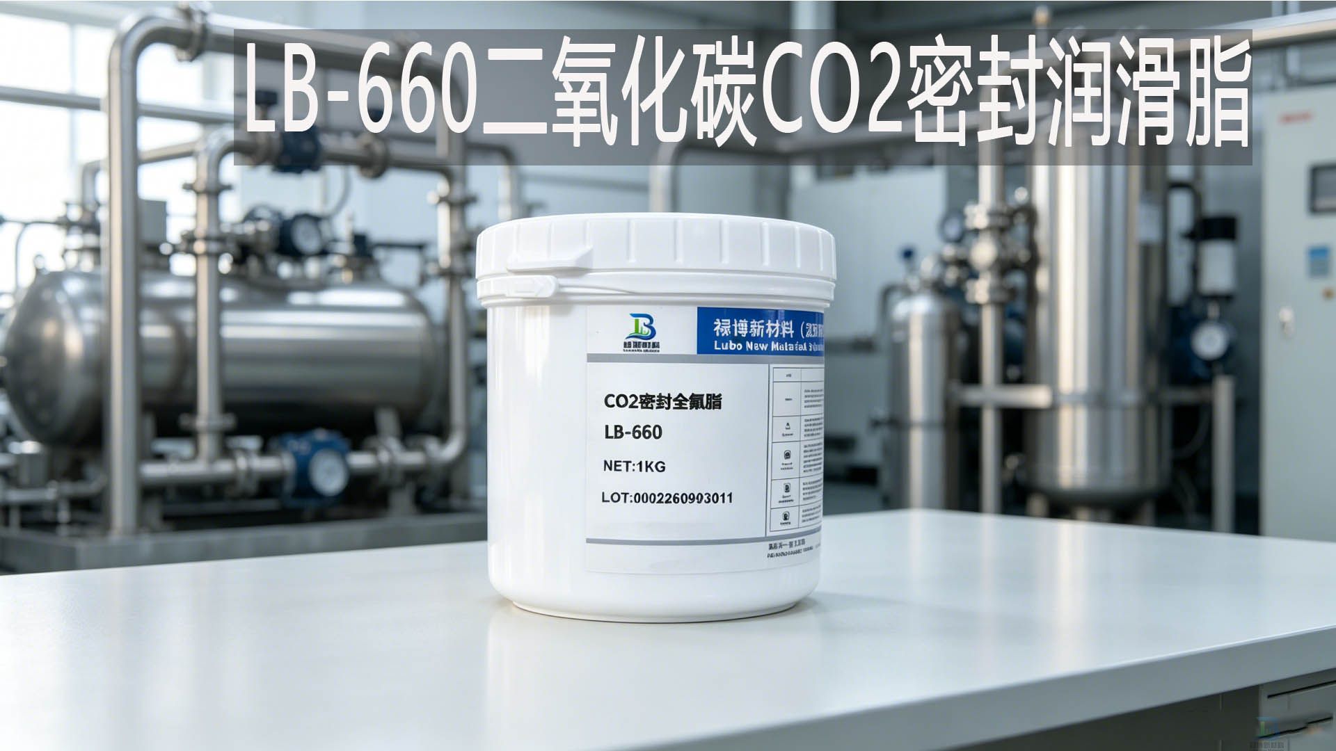 禄博 LB-660 全氟聚醚密封润滑脂堵住二氧化碳CO₂阀门密封的渗透与萃取两条路